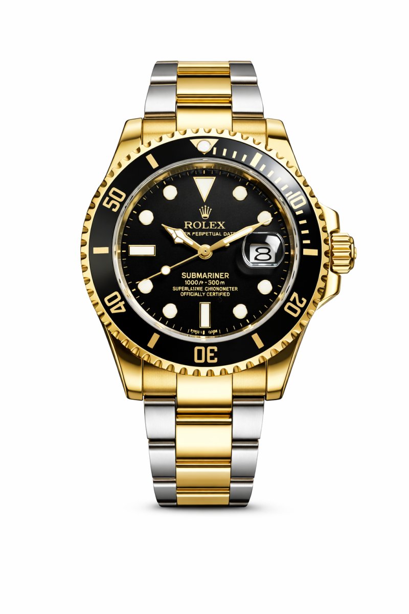 Submariner Style Gold – Mostrador Preto
