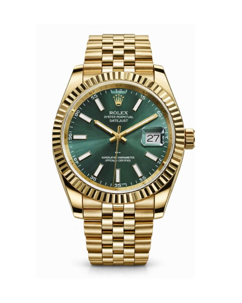 Datejust Style Gold – Mostrador Verde