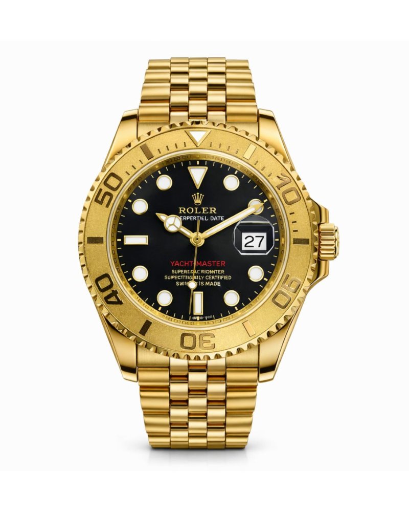 Yacht Master Style Gold – Mostrador Preto