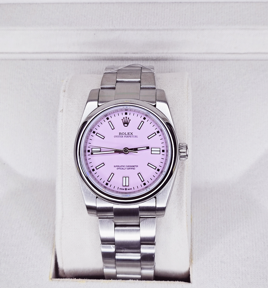 Oyster Perpetual – Mostrador Rosa