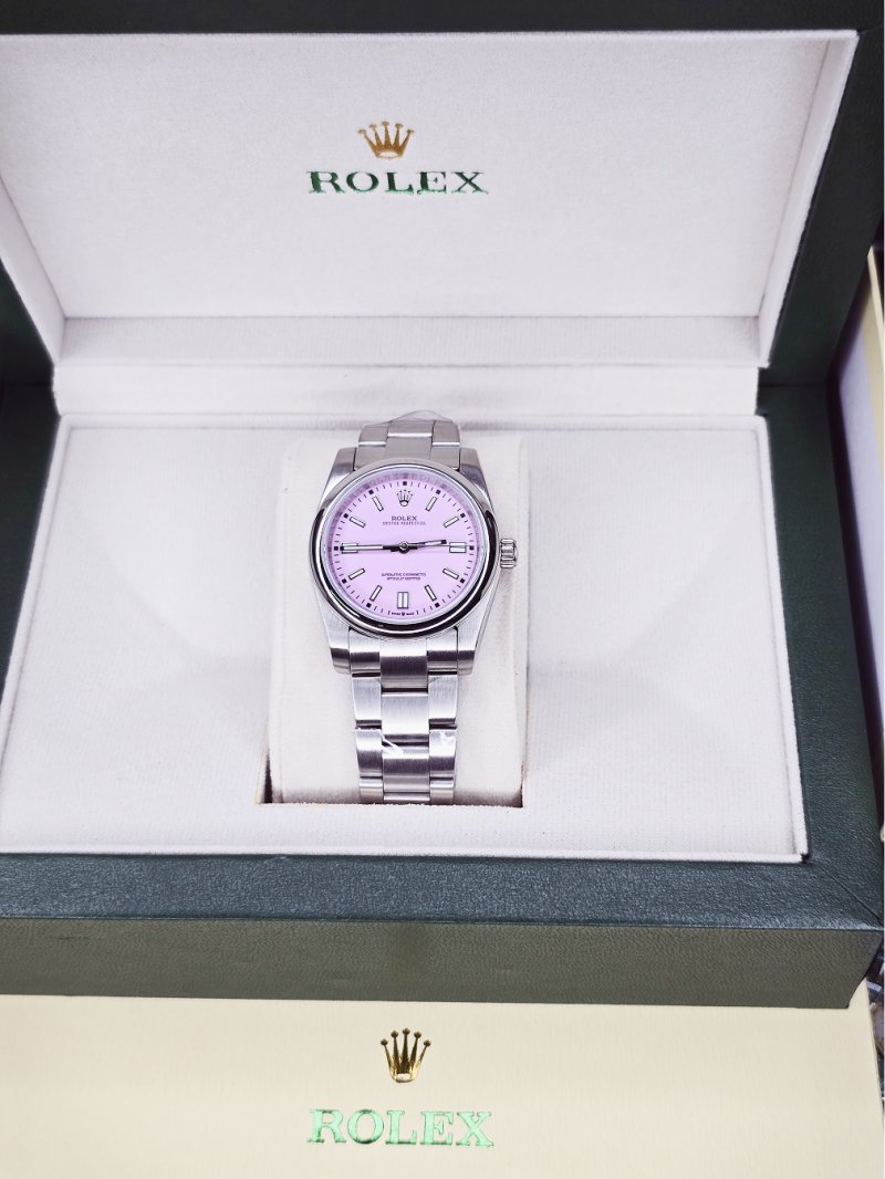 Oyster Perpetual – Mostrador Rosa