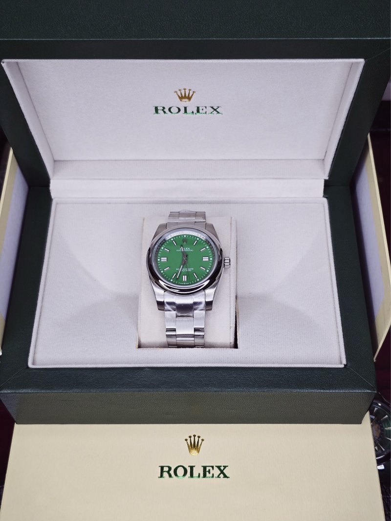 Oyster Perpetual – Mostrador Verde