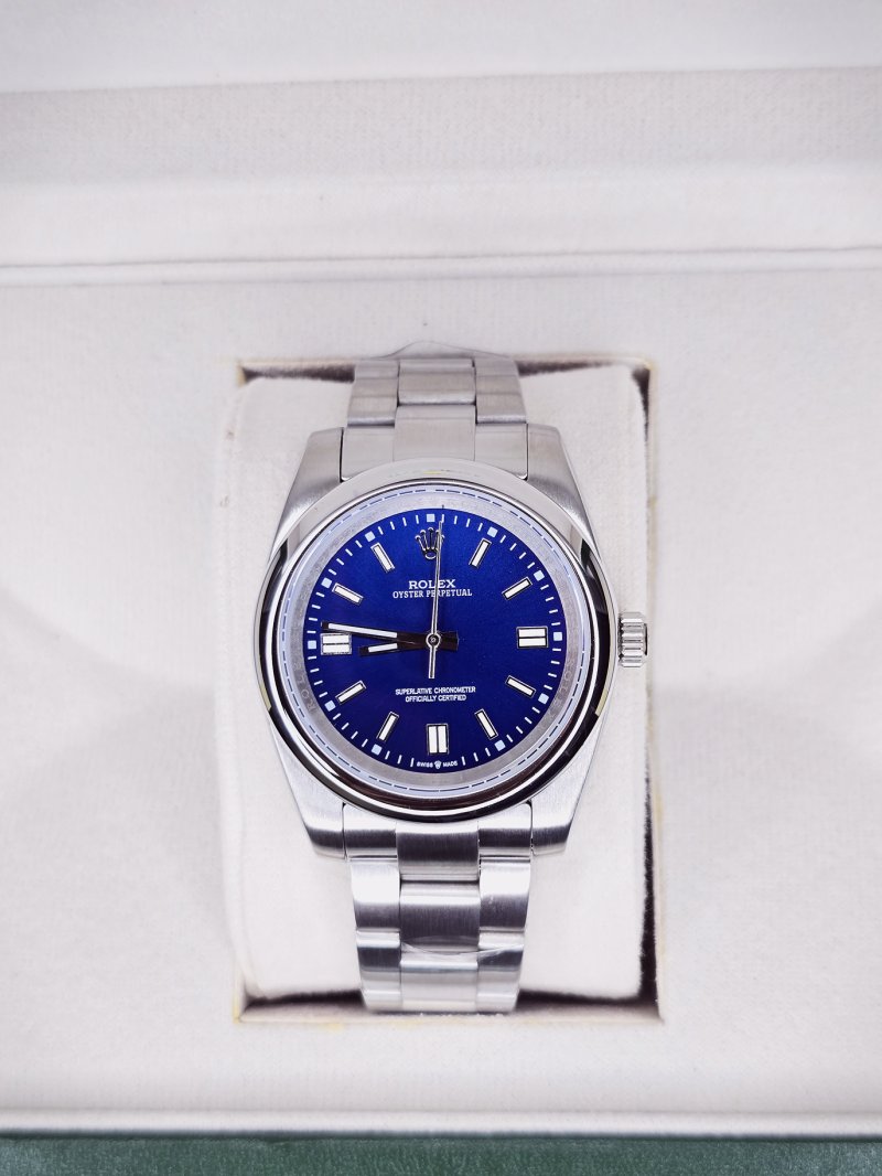 Oyster Perpetual – Mostrador Azul