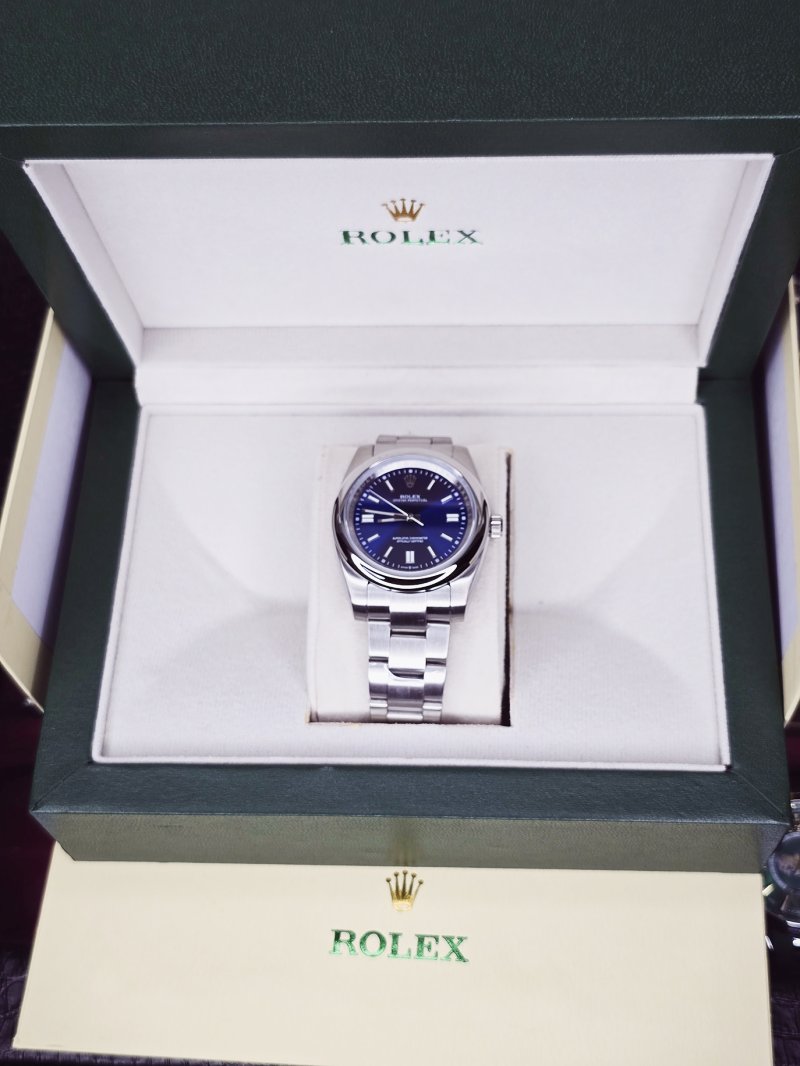 Oyster Perpetual – Mostrador Azul