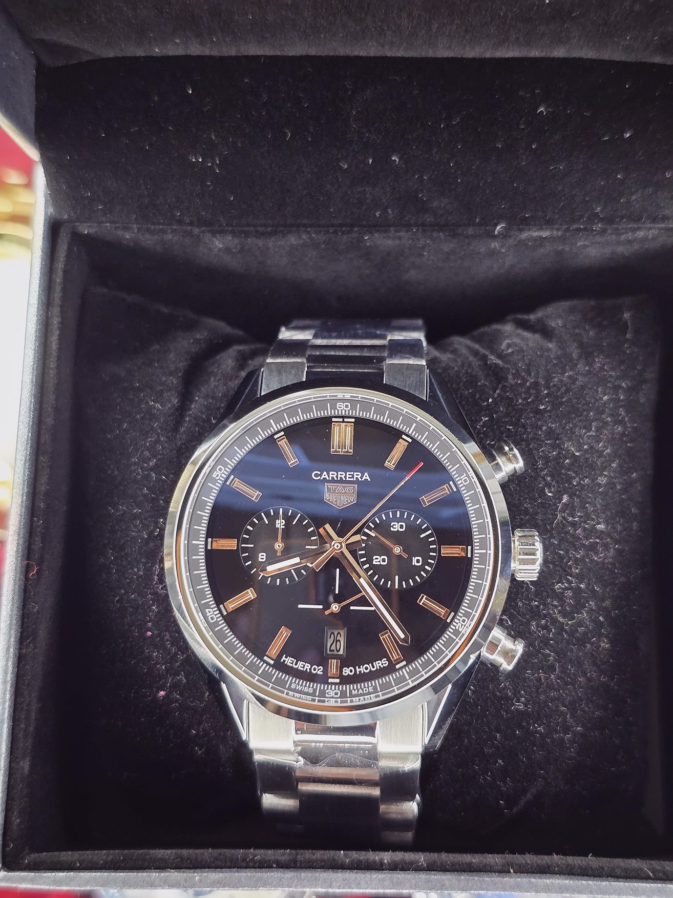 Tag Carrera Style –  Mostrador Preto