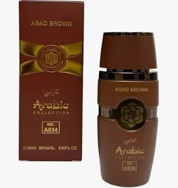 Nº A034 – Asad Brown | 25ml (Eau de Parfum) | Masculino