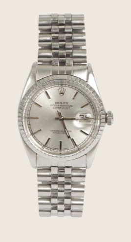 Datejust Style – Mostrador Prata